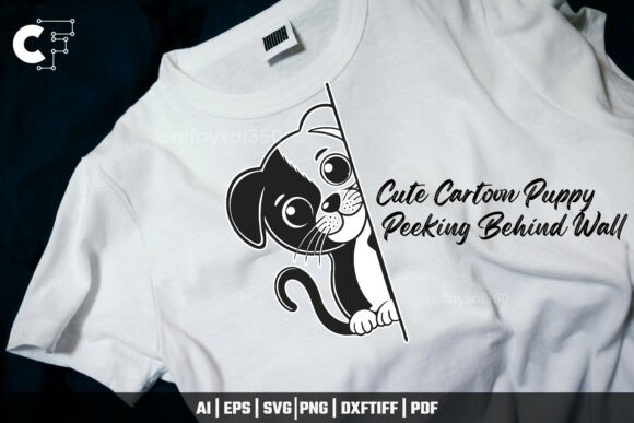 Cute Cartoon Puppy Peeking Embroidery Review