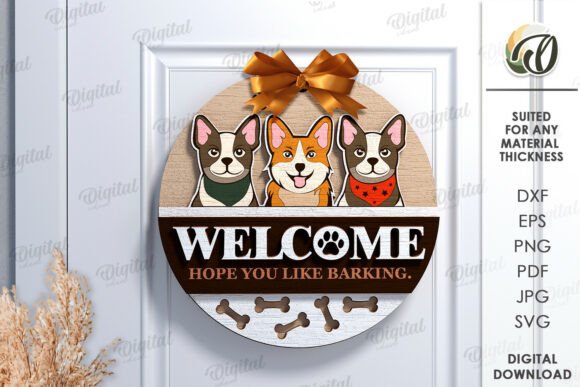 Dog Round Sign Laser Cut Review