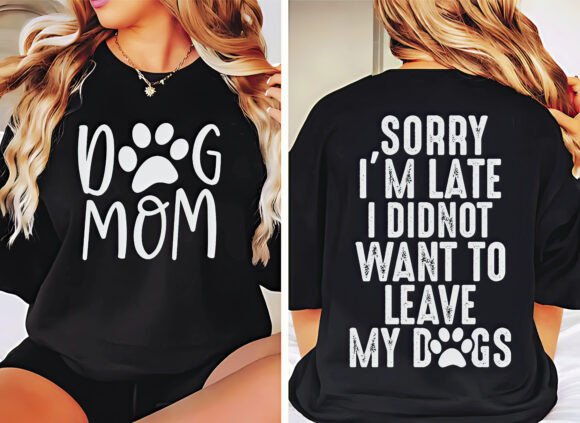 Embroidery Design Review: Dog Svg, Dog Mom Svg, Dog Mom Front Back