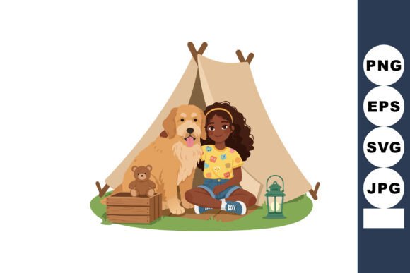 Girl Sitting Outside Tent Camping with L Review