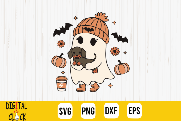 Halloween Dachshund Ghost Embroidery Design Review