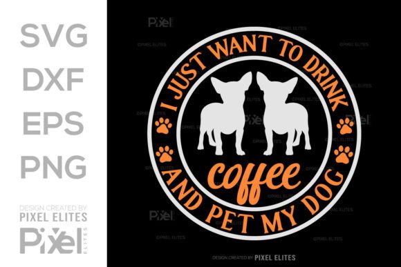 Just Want to Drink Coffee and Pet My Dog Embroidery Review