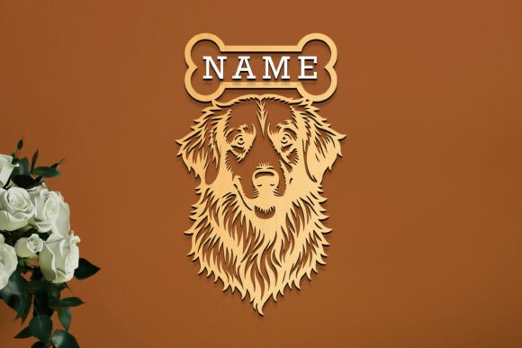 Laser Cut Golden Retriever Wood Sign SVG Review